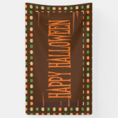 Banderoles Couleurs d'automne Motif Citrouille Halloween (Vertical)