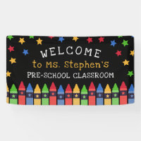 Couleurs primaires Crayons Bienvenue Salle de clas