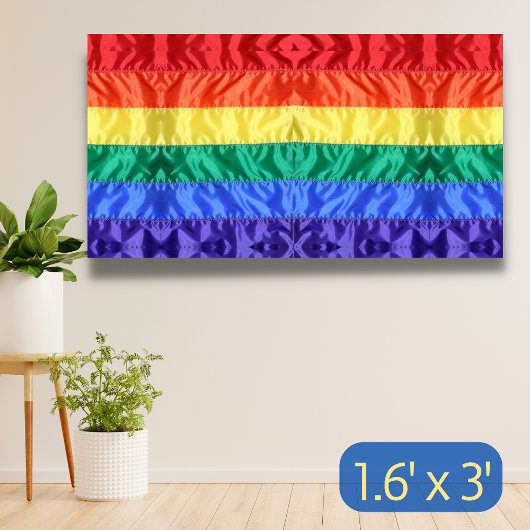 Banderoles Couleurs vives LGBT LGBTQ+ Gay pride drapeau arc-e