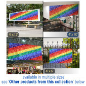 Banderoles Couleurs vives LGBT LGBTQ+ Gay pride drapeau arc-e