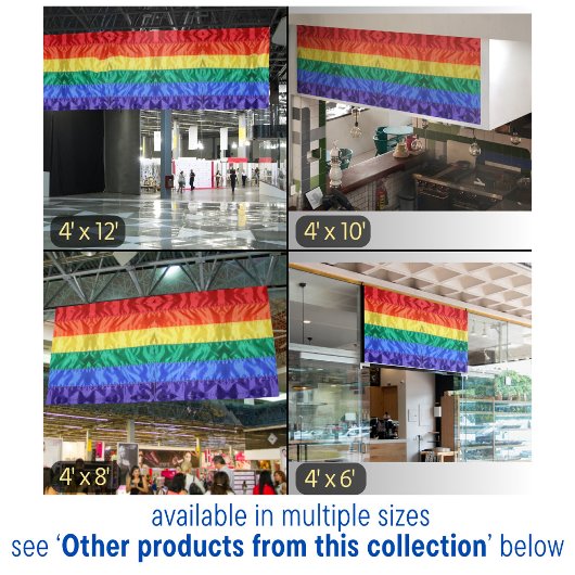 Banderoles Couleurs vives LGBT LGBTQ+ Gay pride drapeau arc-e