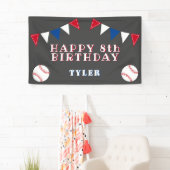 Banderoles Coupe de baseball de baseball drapeaux Anniversair (En situation)