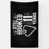 Banderoles Couples mariés 11 ans (Vertical)