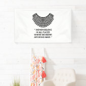 Banderoles Cour suprême RUTH BADER GINSBURG Rbg (En situation)