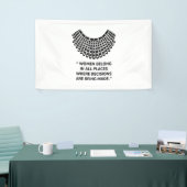 Banderoles Cour suprême RUTH BADER GINSBURG Rbg (Salon professionnel)