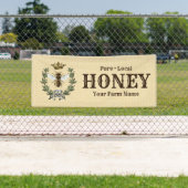 Banderoles Couronne d'abeilles et miel de couronne (En situation)