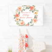 Banderoles Couronne de Roses et de bourgeons (En situation)