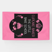 Banderoles Cours de cuisson de Cupcake (Horizontal)