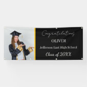 Banderoles Cours de fin d'études sur mesure du lycée 2025 (Horizontal)