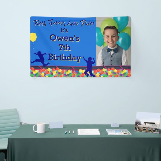 Banderoles Cours d'obstacles à l'exécution, au saut et au jeu (Salon professionnel)