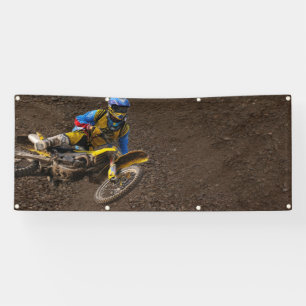 Banderoles Course à vélo modèle Motocross