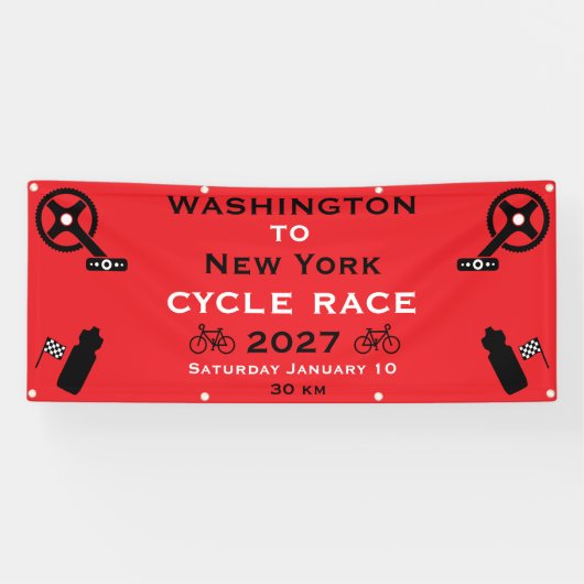 Banderoles Course cycliste (Horizontal)