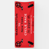 Banderoles Course cycliste (Vertical)