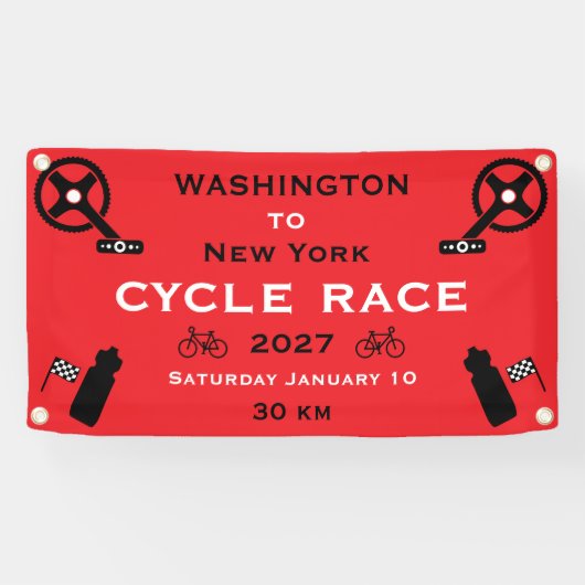 Banderoles Course Cycliste (Horizontal)