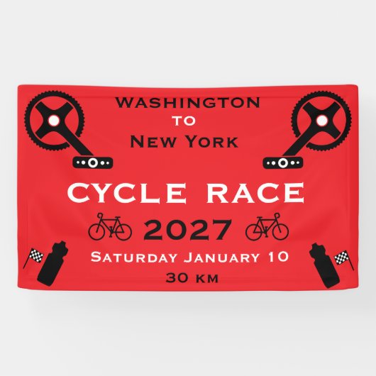 Banderoles Course cycliste (Horizontal)