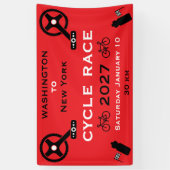 Banderoles Course cycliste (Vertical)
