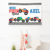 Banderoles Course de camion monstre Need Four Speed pour 4ème (Insitu)