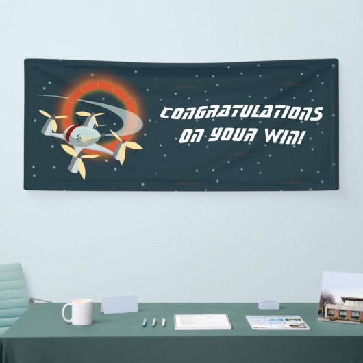 Banderoles Course de drones (Salon professionnel)