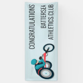 Banderoles Course en fauteuil roulant (Vertical)