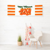 Banderoles Coutume de correction de citrouille (En situation)