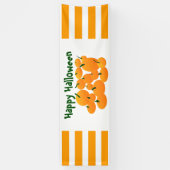 Banderoles Coutume de correction de citrouille (Vertical)