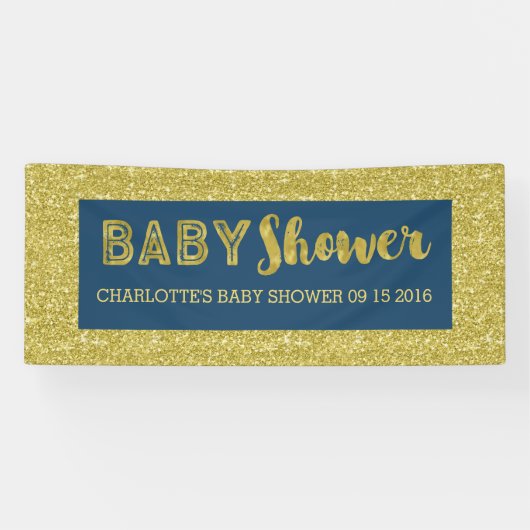 Banderoles Coutume de signe de baby shower de parties (Horizontal)