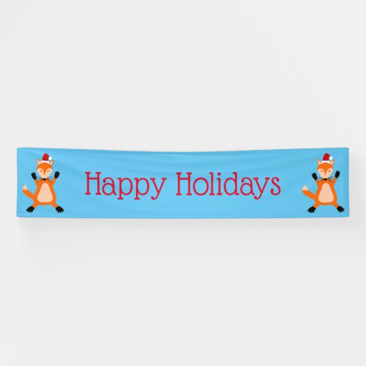 Banderoles Coutume Noël Fox Custom (Horizontal)