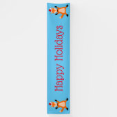 Banderoles Coutume Noël Fox Custom (Vertical)
