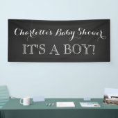 Banderoles Coutume rustique de signe de baby shower de (Salon professionnel)