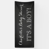 Banderoles Coutume rustique de signe de baby shower de (Vertical)