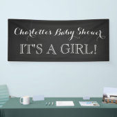 Banderoles Coutume rustique de signe de baby shower de (Salon professionnel)