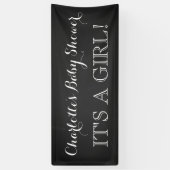 Banderoles Coutume rustique de signe de baby shower de (Vertical)