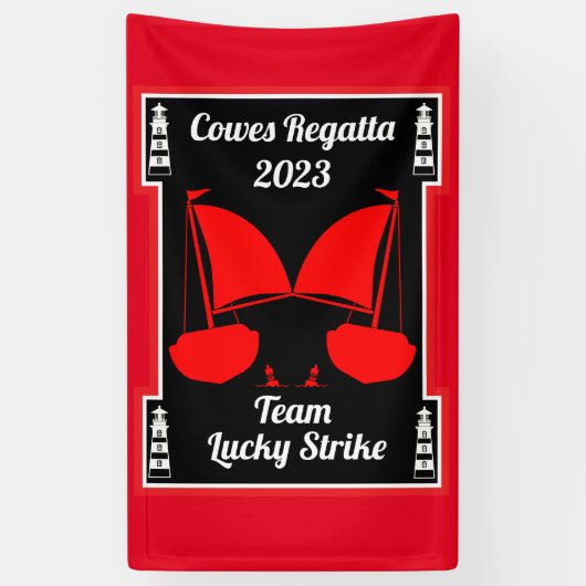 Banderoles Cowes île de Wight Yacht Regatta (Vertical)