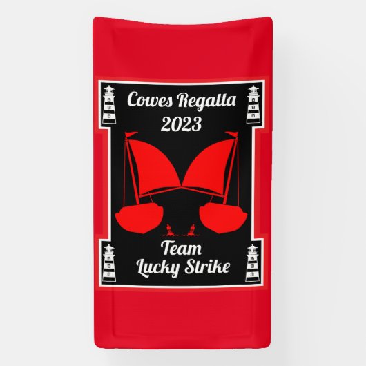 Banderoles Cowes île de Wight Yacht Regatta (Verticale)