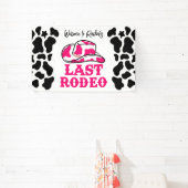 Banderoles Cowgirl Disco Dernier Rodeo Bachelorette (Insitu)