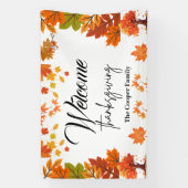 Banderoles Cozy Fall Thanksgiving Dinner Party (Verticale)