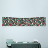 Banderoles Crâne en fleurs (Salon professionnel)