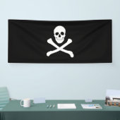 Banderoles Crâne et os croisés (Salon professionnel)