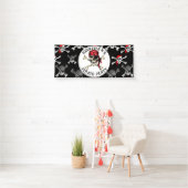 Banderoles Crânes de fête d'anniversaire du pirate (En situation)