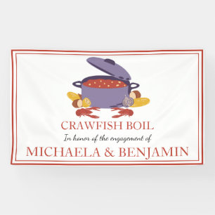 Banderoles Crawfish Boil Couples de douche
