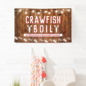 Banderoles Crawfish Boil Couples de douche (En situation)