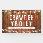 Banderoles Crawfish Boil Couples de douche (Horizontal)