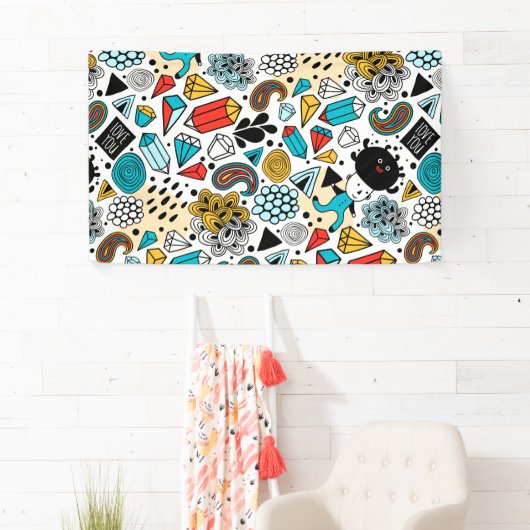 Banderoles Crazy head (En situation)