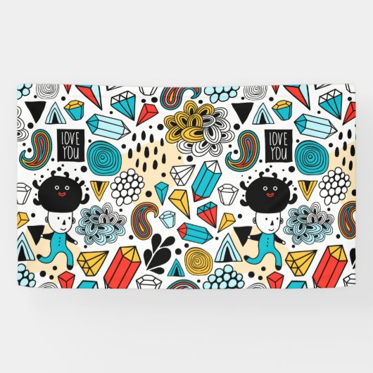 Banderoles Crazy head (Horizontal)