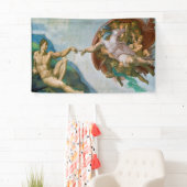 Banderoles Création d'Adam - Michaël Angelo 1475 - 1564 (En situation)