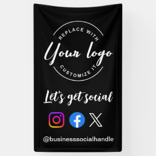 Banderoles Création de logo personnalisé pour le site web Let