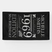 Banderoles Créé en 1969 50e anniversaire (Horizontal)