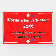 Créer une campagne politique personnalisée rouge