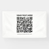 Banderoles Créez instantanément un code QR pour n'importe que (Horizontal)