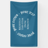 Banderoles Créez les vôtres (Vertical)